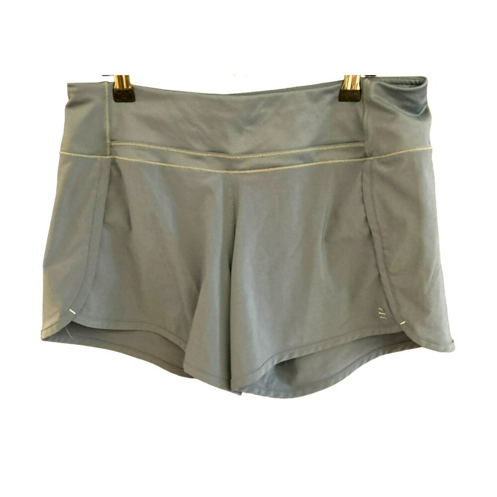 Free Fly Women's Blue Bamboo Breeze Athletic Shorts Medium Athletic Gym Running